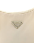 Tessuto Nylon Mini Re-Edition 2000 Bag White