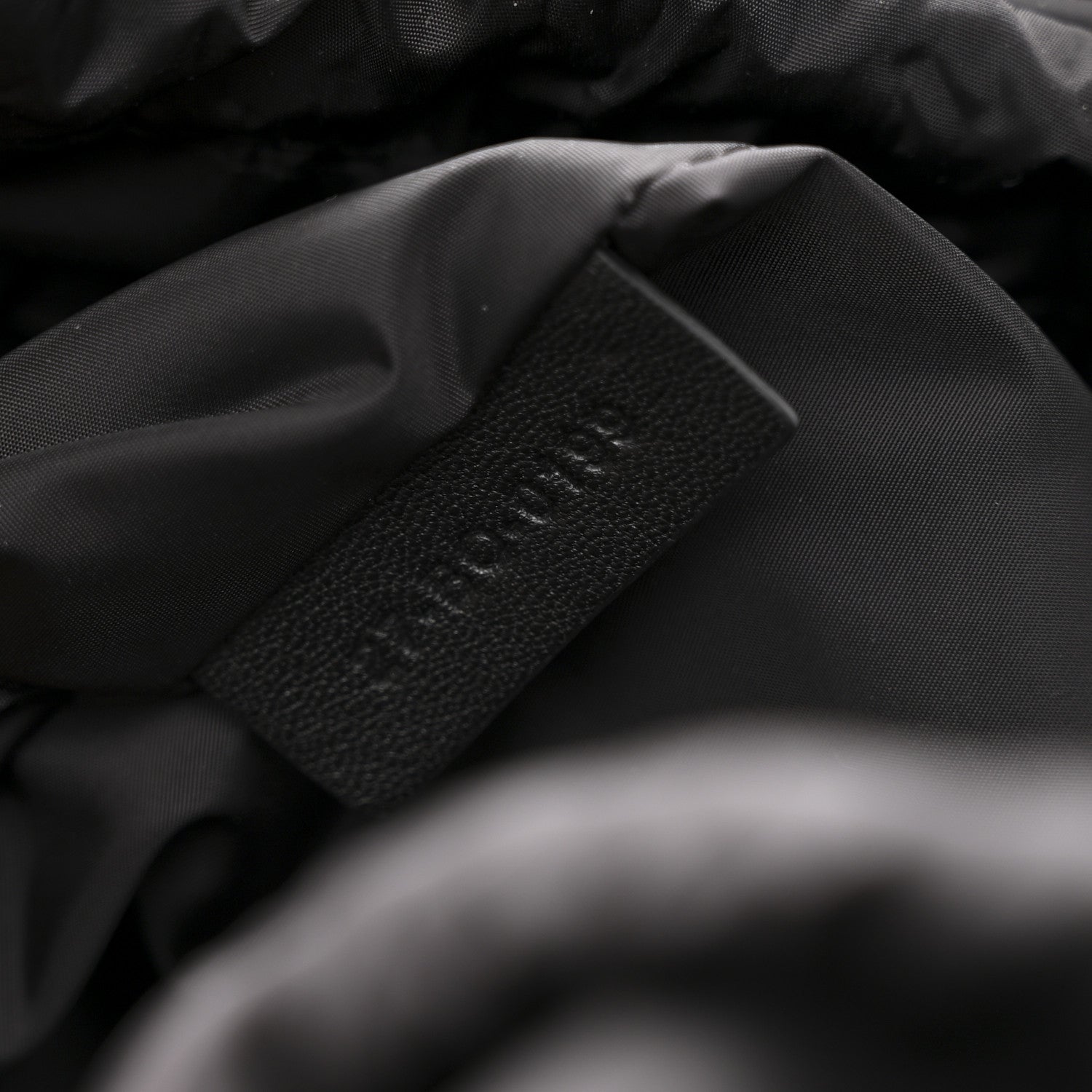 Nylon Saddle Backpack Black