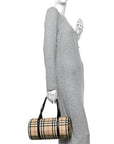 Nova Check Barrel Bag Black