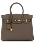 Togo BIRKIN 30 Gris Asphalte