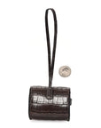 Matte Alligator Festival Kelly Bag Charm Ebene