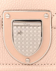 Grained Calfskin Medium D1ORama Flap Bag Nude