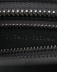 GG Supreme Monogram Textured Dollar Calfskin Web Small Ophidia Shoulder Bag Grey Black Graphite Grey