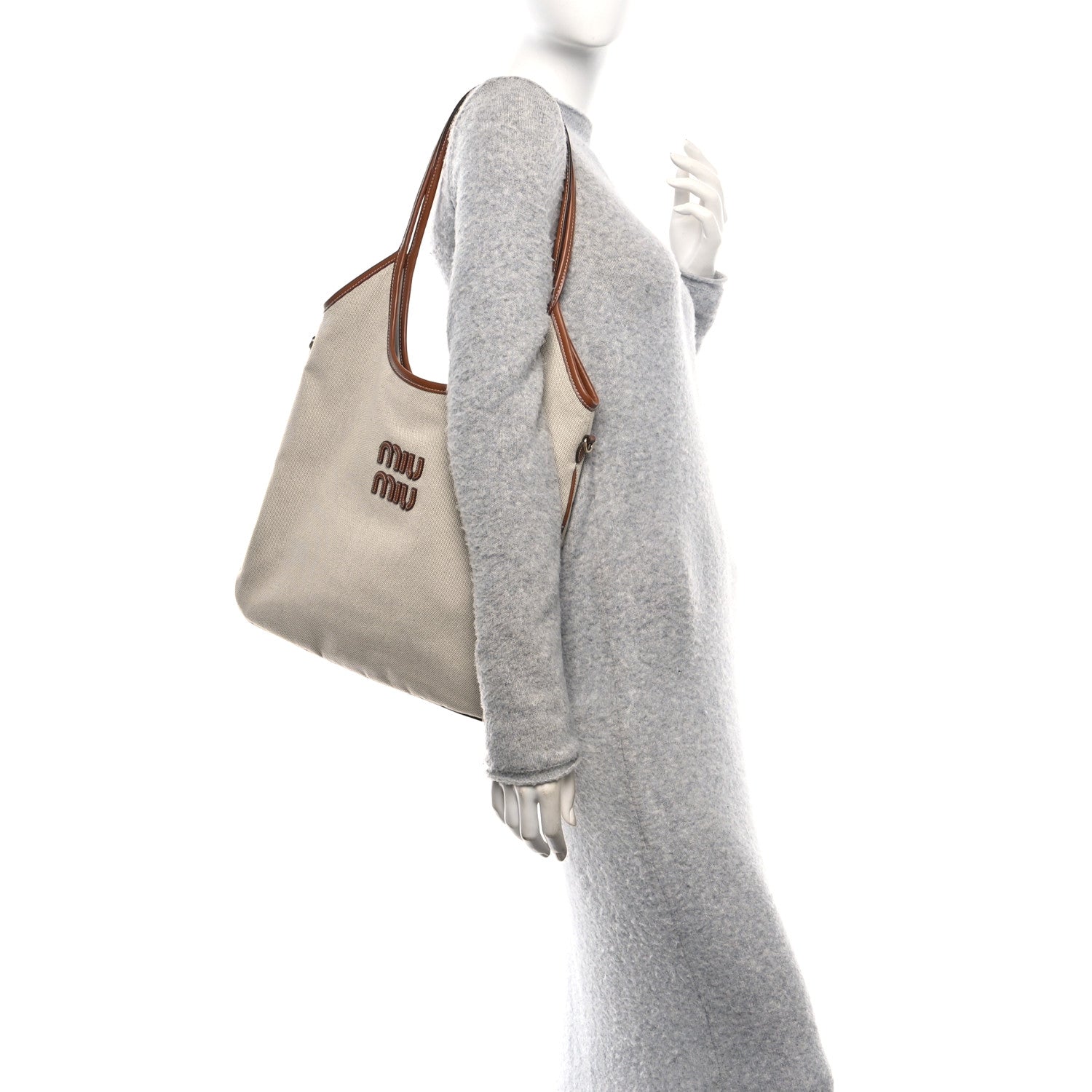 Canvas Ivy Bag Beige Brandy