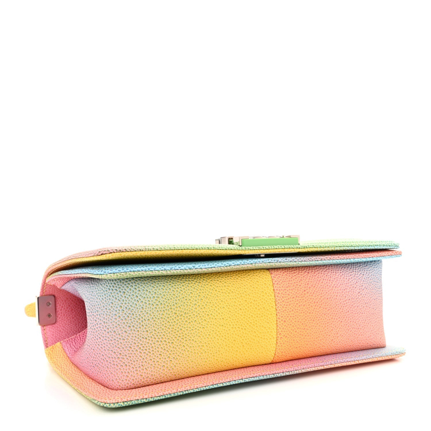 Caviar Quilted Medium Cuba Rainbow Boy Flap Multicolor