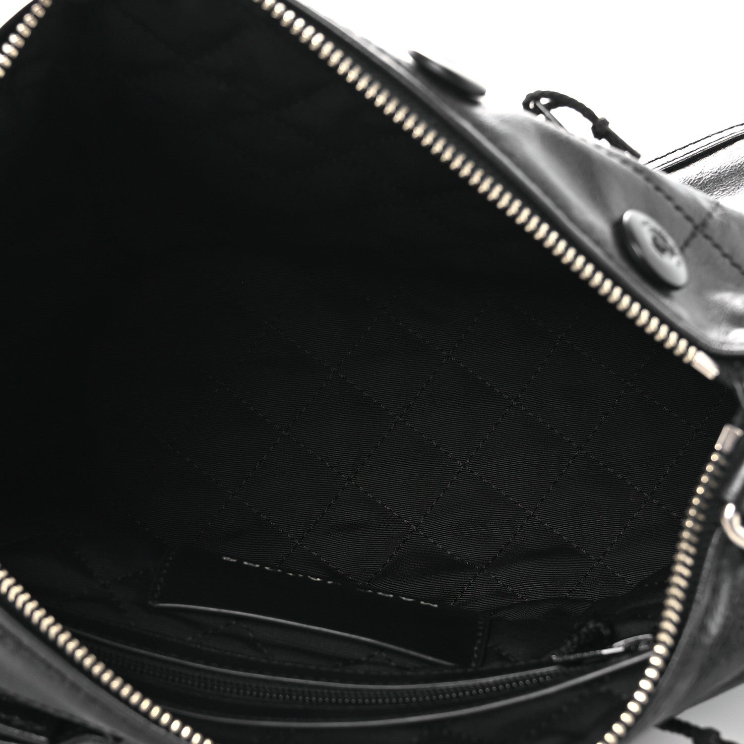 Goatskin The Large Cargo Bag Black