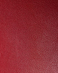 Patent Calfskin Quilted Small Plexiglass Boy Flap Red