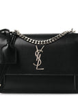 Calfskin Medium Monogram Sunset Black