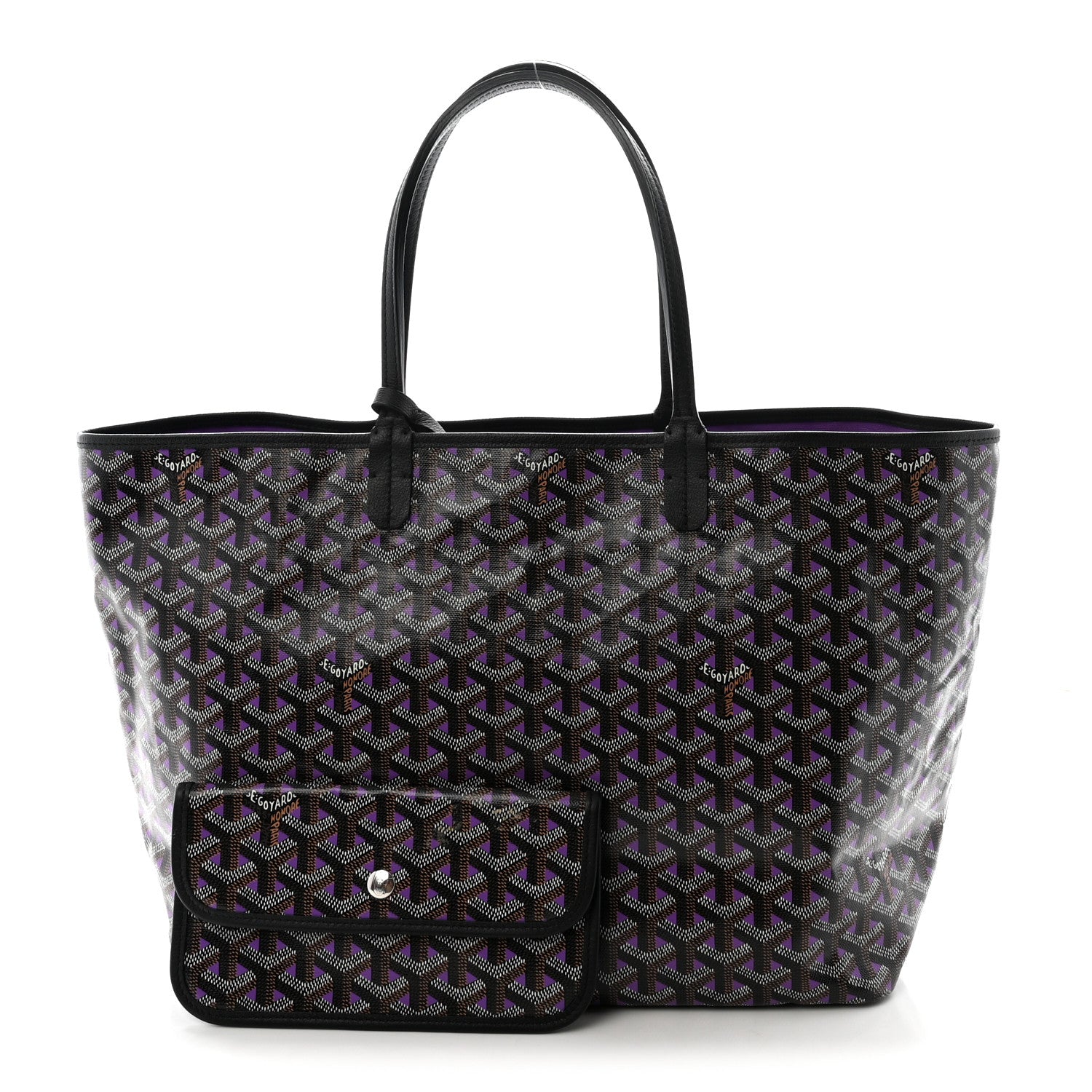 Goyardine Saint Louis Claire Voie PM Black Purple