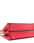 Vitello Seta Shiny Nappa Small Peekaboo I SEE U Satchel Lampone Light Rose