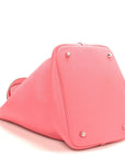 Taurillon Clemence Picotin Lock 22 MM Rose Azalee