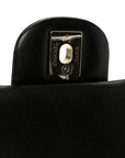 Lambskin Quilted Mini Rectangular Flap Black