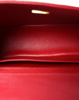 Aged Calfskin Chevron Quilted 2.55 Reissue Mini Flap Dark Red