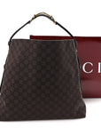 GG Supreme Monogram Large Beatrix Tote Dark Brown