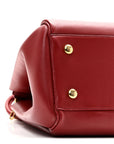 Supple Calfskin Medium Madrid Bag Dark Burgundy