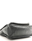 Crinkled Calfskin Matelasse Monogram Medium Niki Chain Satchel Storm