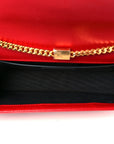 Grain De Poudre Medium Monogram Kate Satchel Red