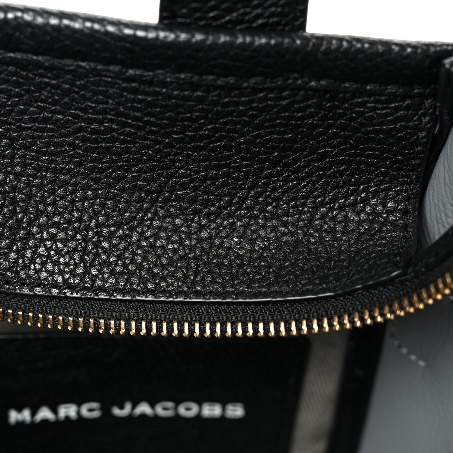 Grained Calfskin Small The Tote Bag Black