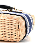 Wicker Oblique D1ORiviera Medium Lady D-Joy Bag Blue