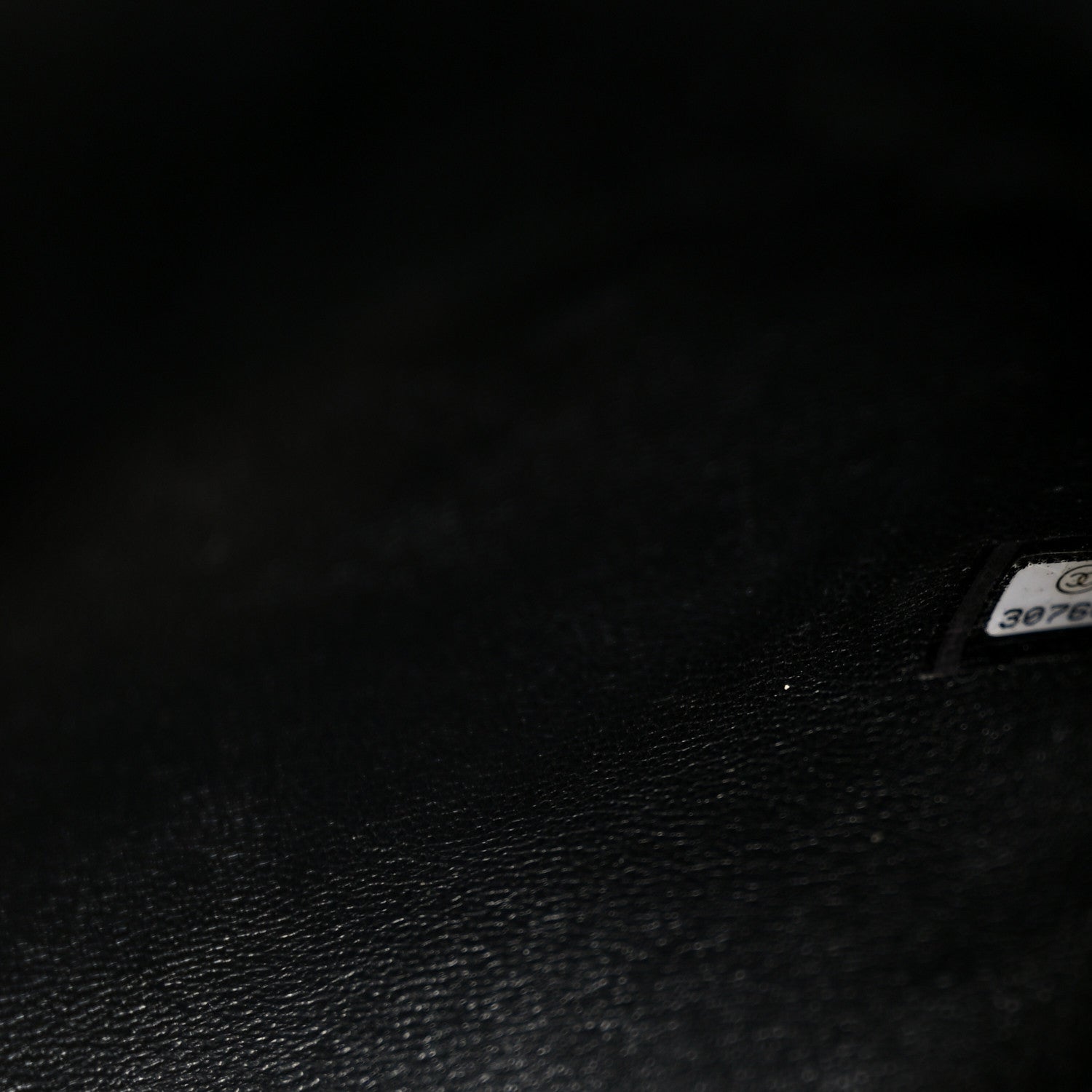 Shearling Lambskin Crystal Strass Flap Black