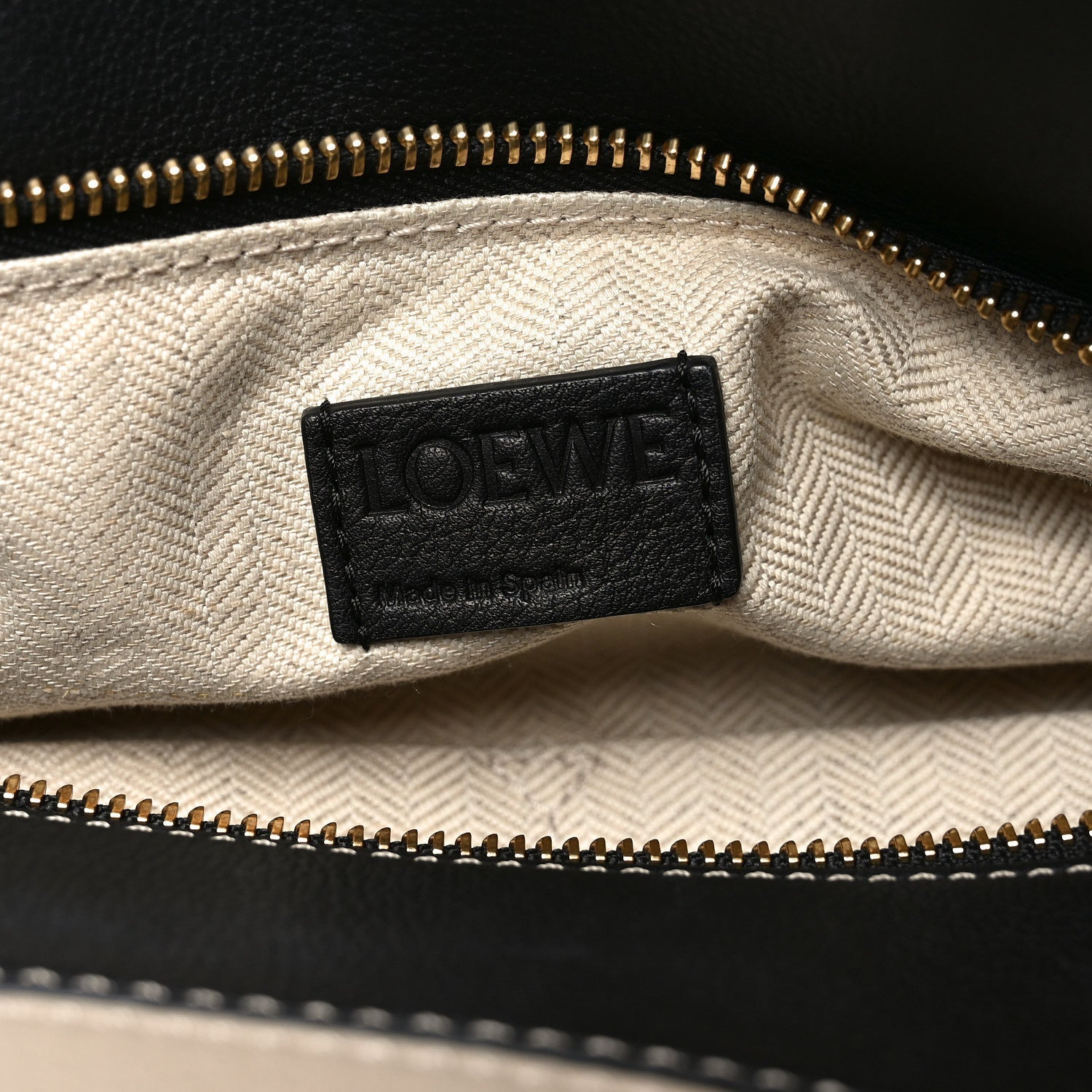 Grained Calfskin Medium Puzzle Bag Amber Light Oat