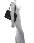 Caviar Quilted Maxi Double Flap Black