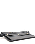 Calfksin Slim Belt Bag Black