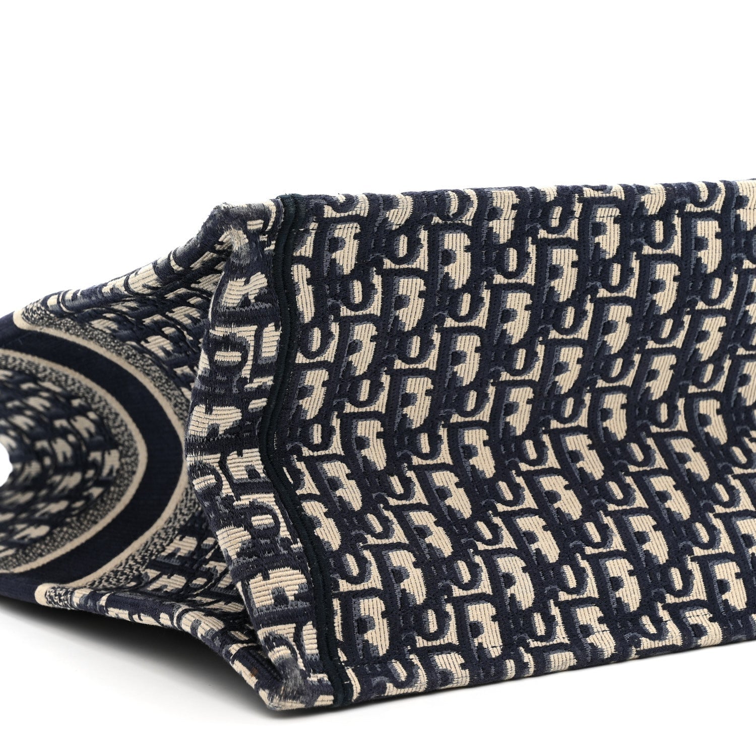 Oblique Large Book Tote Blue Multicolor