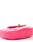 Lambskin Quilted CHNL 19 Hobo Pink