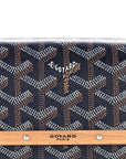 Goyardine Monte Carlo Bois Clutch Navy