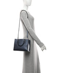 Metallic Empreinte Monogram Giant Onthego PM Navy Nacre