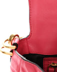 Nappa FF 1974 Embossed Baguette Rosa Fluo
