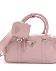 Nappa Antique Small Re-Edition 2001 Two Handle Crossbody Bag Alabastro