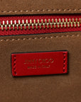 Calfskin Medium Diamond Tote Red