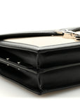 Canvas Calfskin Classic Monogram Cassandra Natural Black