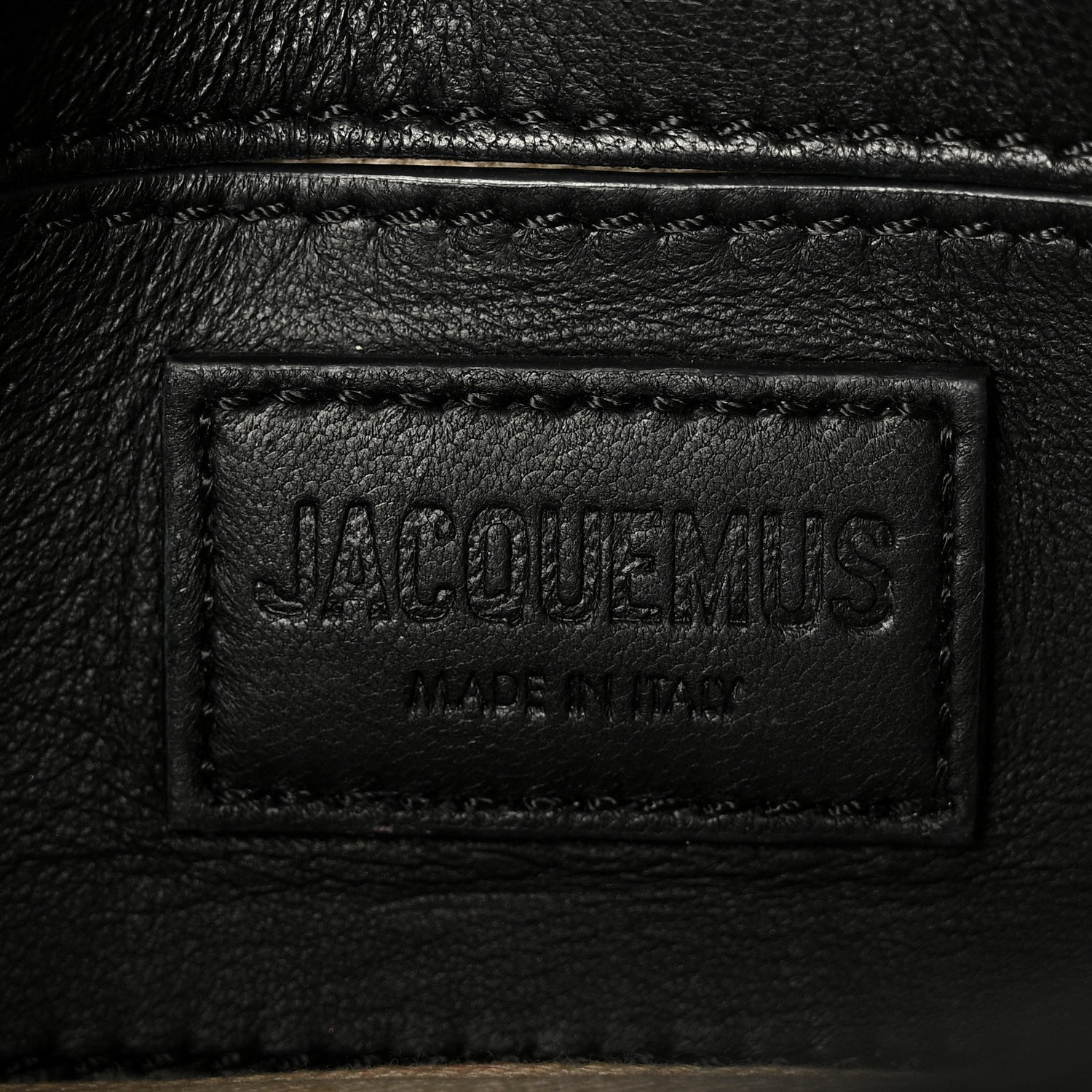 Padded Lambskin Le Petit Bambimou Black