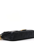 Nappa FF 1974 Embossed Baguette Black