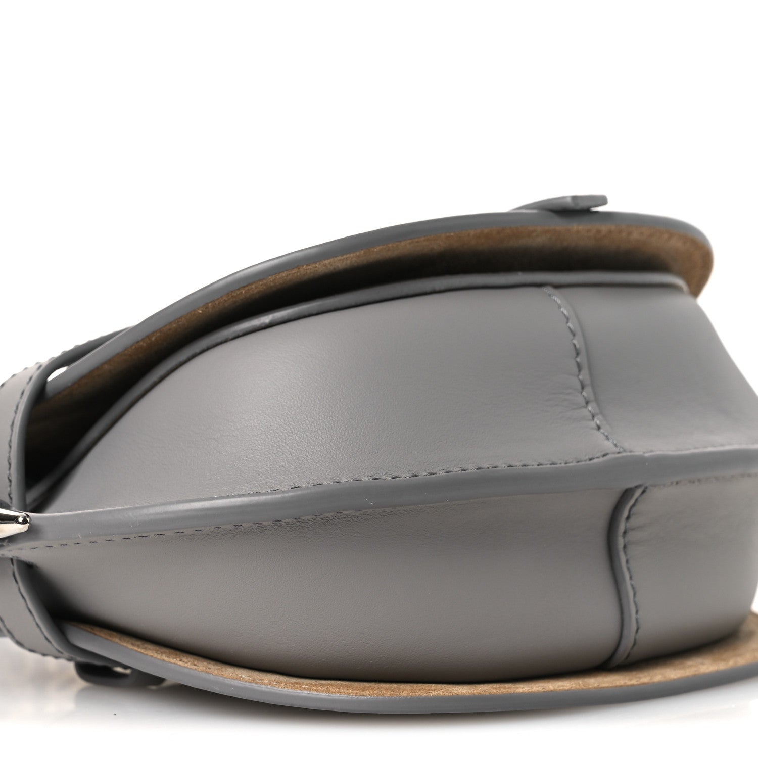 Calfskin Jacquard Mini Gate Dual Bag Ash Grey