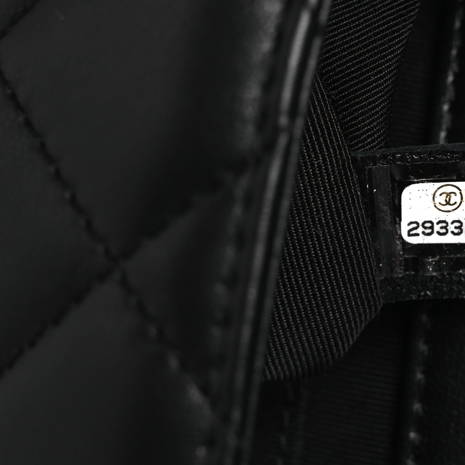 Lambskin Quilted Small My Precious Flap Black