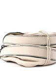 Nappa Intrecciato Double Pocket Crossbody Mist Black