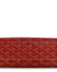 Goyardine Varenne Long Wallet Red