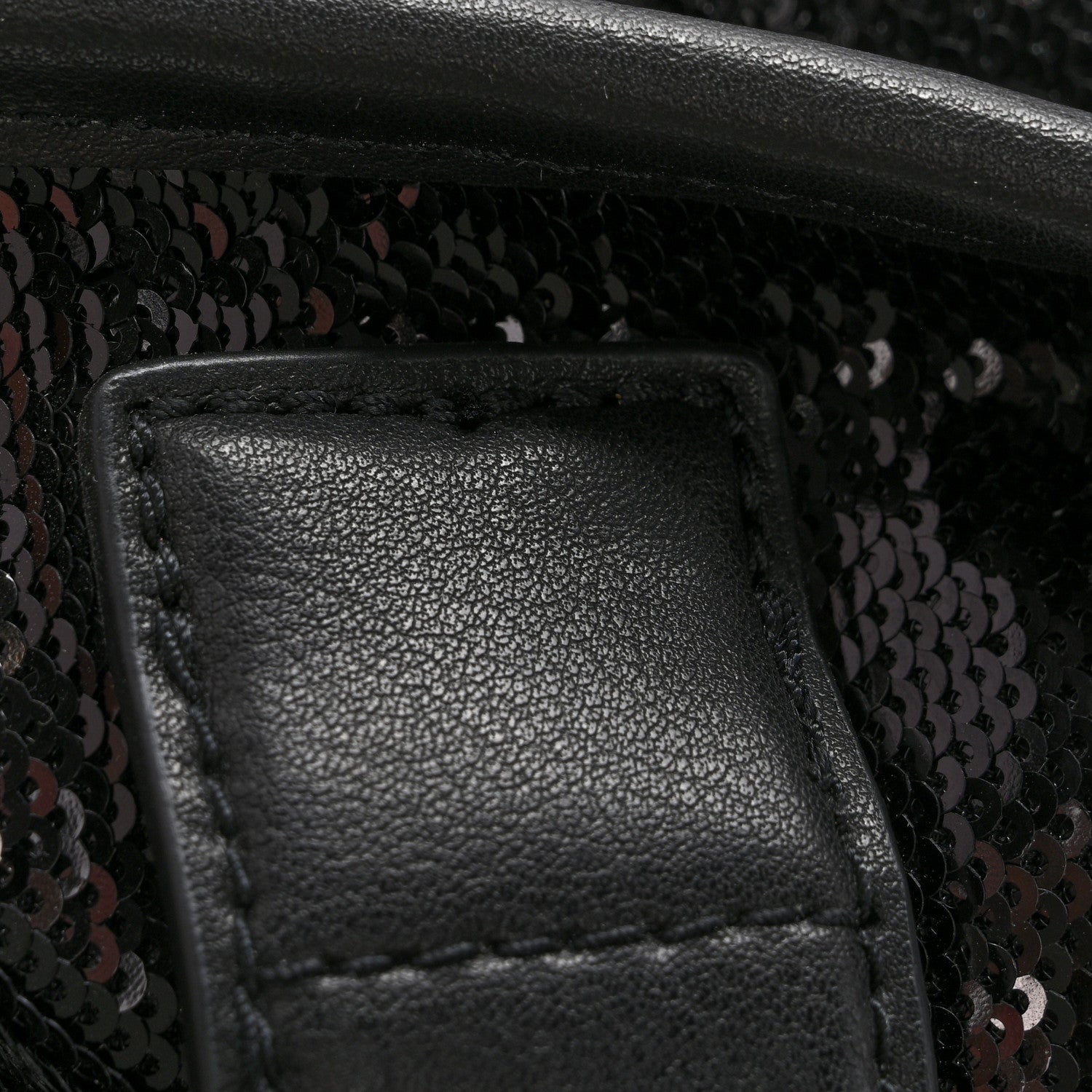 Sequin Medium The Tote Bag Black
