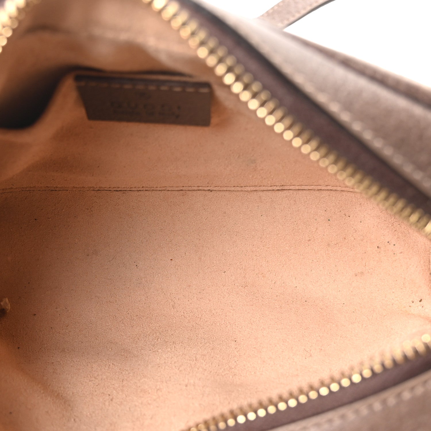 GG Supreme Monogram Web Mini Ophidia Shoulder Bag Brown