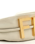 Vitello Grace Matte Mini FNDIgraphy Hobo Bag White Ice