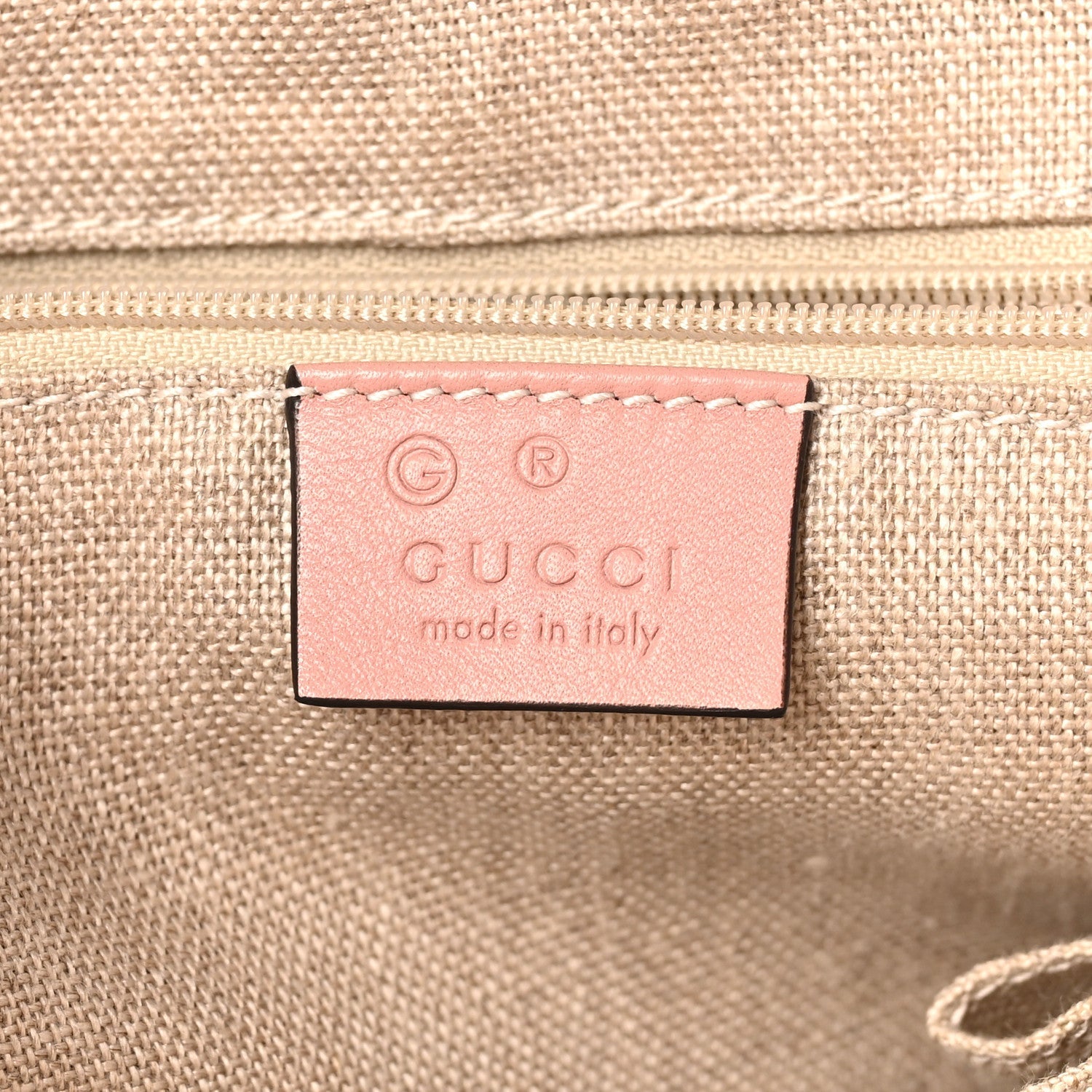Soft MicroGCCIssima Medium Zippered Satchel Soft Pink