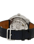 Stainless Steel Alligator 43mm Arceau Grande Lune Automatic Watch Bleu Abysse
