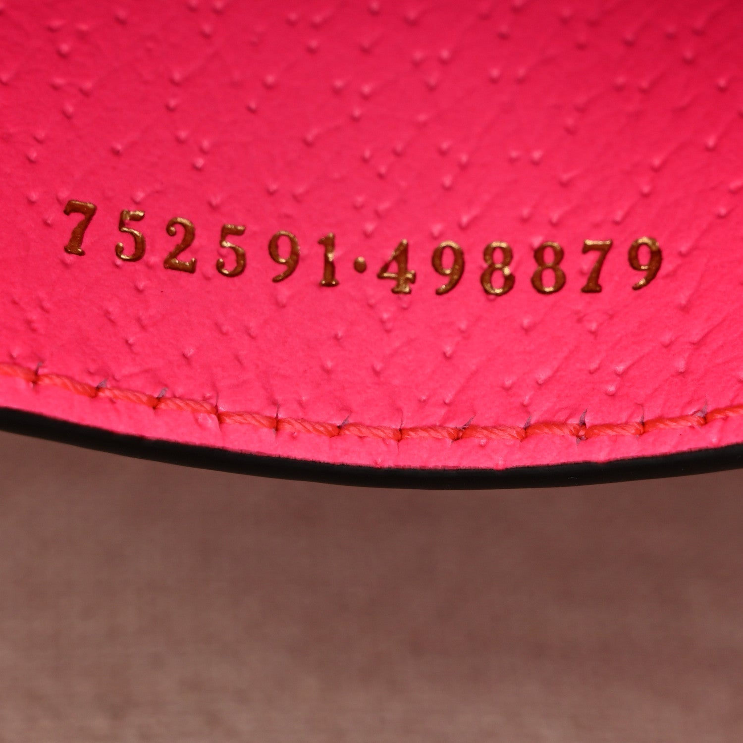 GG Supreme Monogram Textured Dollar Calfskin Web Ophidia Small Crossbody Bag Beige Ebony Fuchsia