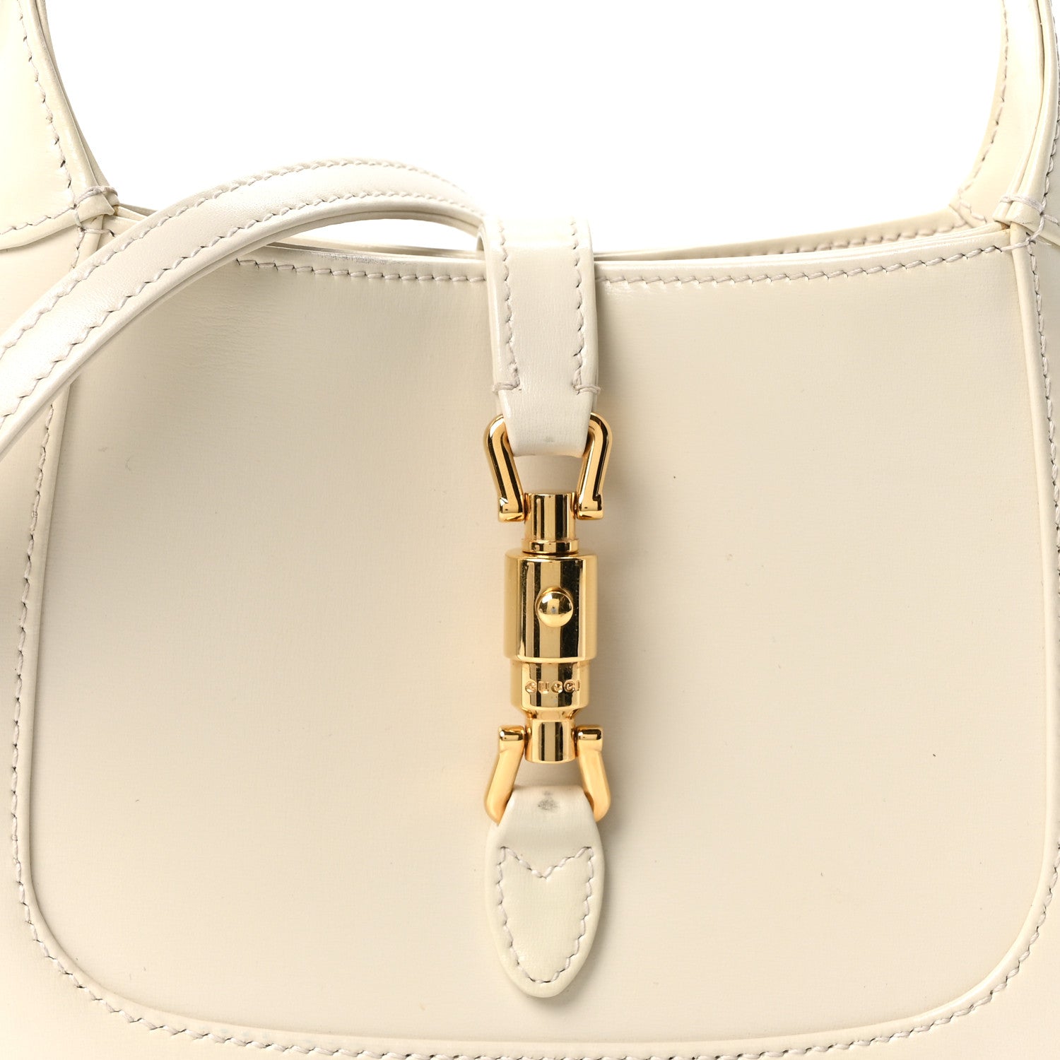 Boarded Dyana Lux Calfskin Mini Jackie 1961 Hobo Mystic White