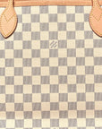 Damier Azur Neo Neverfull MM Rose Ballerine