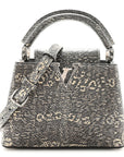 Lizard Mini Capucines Argento